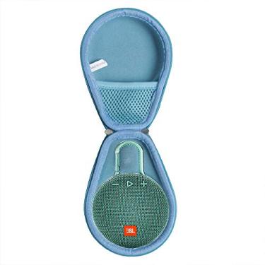 Imagem de Hermitshell Capa de viagem compatível com alto-falante Bluetooth JBL Clip 3 portátil à prova d'água sem fio (azul-petróleo)