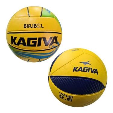 Imagem de Kit Bola De Vôlei Kagiva 2.6 + Bola De Biribol Kagiva