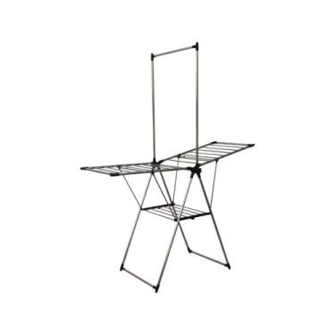 Imagem de Varal de Chão Aço Inox Duplo 156x70x201cm Kleine Wolke