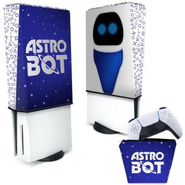 Imagem de Capa Compatível PS5 Anti Poeira e Case Controle - Astro Bot - Pop Arte