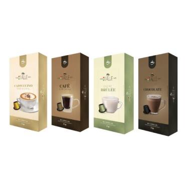 Imagem de Capsulas Nespresso Cappuccino Chocolate Creme Brulee Cacau 40 Und - Ca