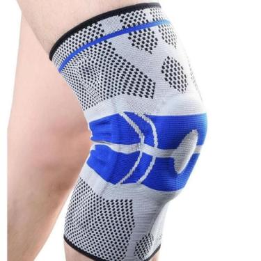 Imagem de Joelheira Aktivbandage Compressão 3D C/ Silicone Patelar E Aço Flexíve