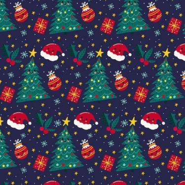 Imagem de Papel De Parede Adesivo Árvore Natalina Preto Decorativo - LRP, Adesiv