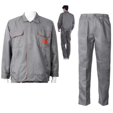 Imagem de Conjunto Uniforme EPI Segurança do Trabalho Listra Refletiva Obra Cons