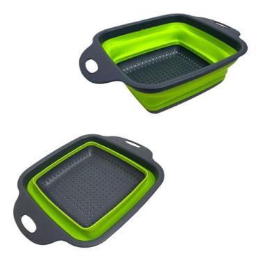 Imagem de Escorredor Alimentos Massas Legumes Retrátil Silicone 29cm - TAIRA HOM