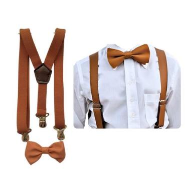 Imagem de Kit Suspensório E Gravata Borboleta Juvenil Criança 10 a 16 Anos - MCO