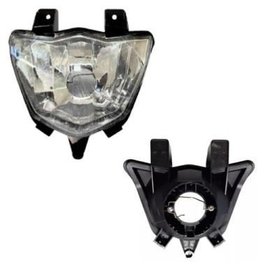 Imagem de Farol Bloco Optico Transparente para Moto XTZ 125 K/E/XE/XK - Loja Dua