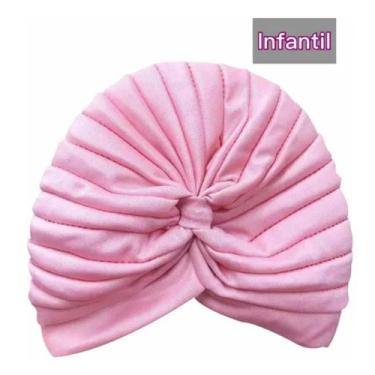 Imagem de Kit 10 Turbante Touca Infantil Menina Kids Fashion Moda Atacado - Turb