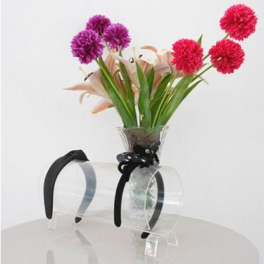 Imagem de Expositor Para Tiara 29cm Acrílico Cristal - KIT COM 5 UNID - Lm Balco