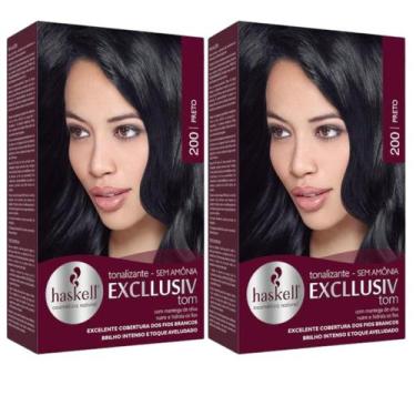 Imagem de Kit 2 TONALIZANTE HASKELL 200 PRETO
