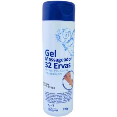 Imagem de Gel Massageador 32 Ervas 220g Pernas Costas e Articulações - San Jully