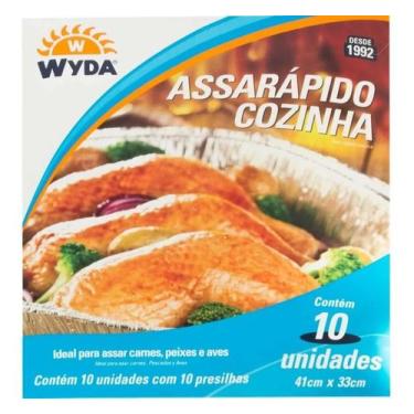Imagem de 10uni. Assarápido Cozinha Frango Carnes Peixes 41x33cm Forno - Wyda, A