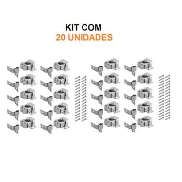 Imagem de Kit 20 Fecho Rolete para Móveis  - FERRAGENS