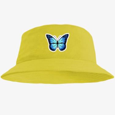 Imagem de Boné Chapéu Bucket Hat Estampado Borboleta - MP Moda Masculina, Único,