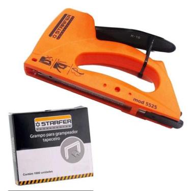Imagem de Grampeador Para Tapeceiro Abs Starfer 5525 + Grampo 10.6/8mm