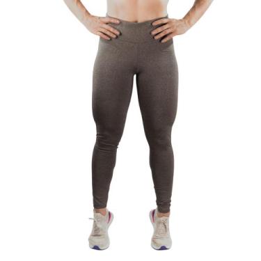 Imagem de Legging Cintura Alta Esportiva - JinkingStore, Cinza, G