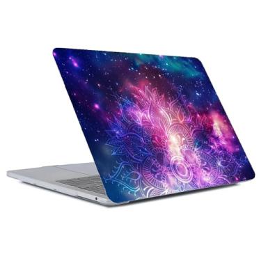 Imagem de Yicomon Compatível com MacBook Air 15 polegadas 2023 chip M2 modelo A2941, capa rígida de plástico para Mac Air 15 com Touch ID (2023) - Nebula Mandala