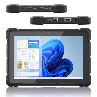 Imagem de HIGOLE PC Higolepc Rugged Tablet, 10,1" Legível À Luz Solar Windows 11 Pro Tablet Durável, N4120,8Gb+128Gb,600 Nit Outdoor Tablet,Ip67 À Prova D'Água,16000Mah/3.7V Bateria Wi-Fi Duplo para Campo de Tr