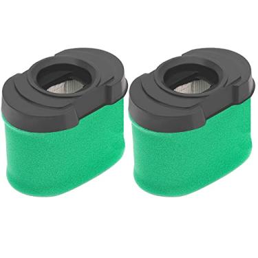 Imagem de Aouton 792105 Pacote com 2 filtros de ar para BS 276890 593435 593240 407777 40G777 445667 445877 4163206 4163205 21544700 Z425 LAA. 165 D Filtro de ar para cortador de grama 160 D170 Z245 MIU11515