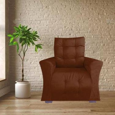 Imagem de Poltrona Retratil e Reclianavel com Rodape de Apoio Pros Pes Mariane -