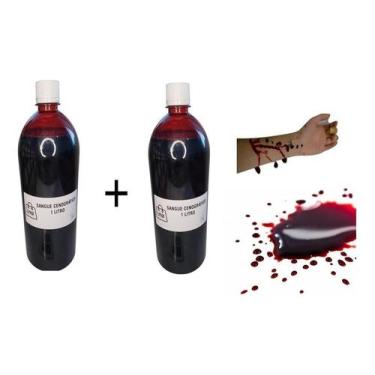 Imagem de 7 Litros Sangue Artificial Falso maquiagem efeito artistica - Lynx