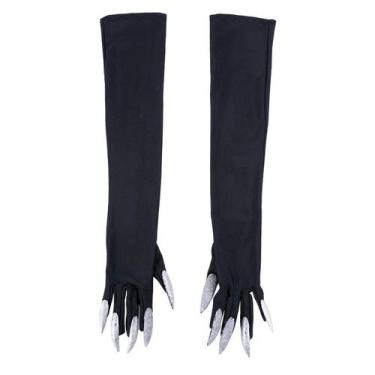 Imagem de Luva Com Unha Postiça - Preto - 1 unidade - Cromus - Rizzo