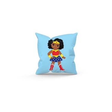 Imagem de Almofada Decorativa Cheia c/ Zíper Infantil Kids Estampa Desenhos - De