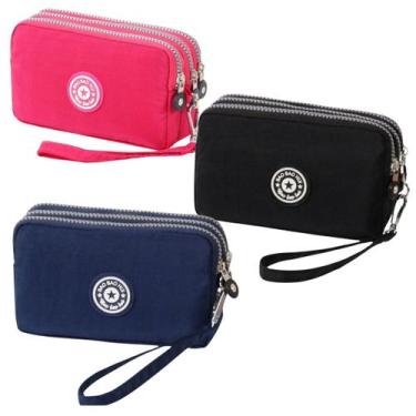 Imagem de Carteira Feminina Espaçosa Porta Documentos Dinheiro Cnh Pink - AlwySt