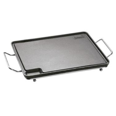 Imagem de Chapa Petisco Retangular com suporte 28 cm x 23 cm - Fumil