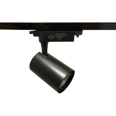 Imagem de Trilho Eletrificado 1m + 4 Spots 12W Preto 3000K - Bric