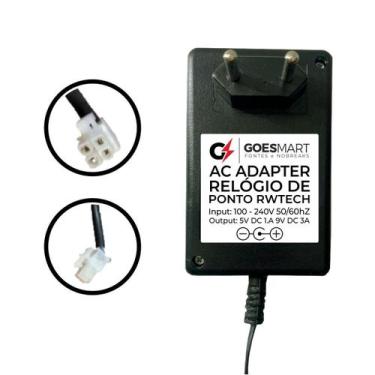 Imagem de Fonte 5vcd 9vcd 4 Vias Relógio De Ponto Rwtech Bioprox-s 96040 - GOESM
