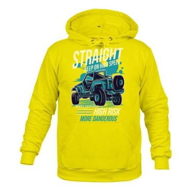 Imagem de Moletom 100% Algodão Quente Straight - Surprass, Amarelo, M