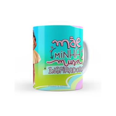 Imagem de Caneca de Ceramica Mamãe Musa inspiradora 325 Ml - Pomps Geek