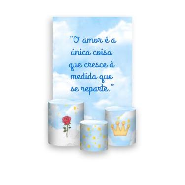 Imagem de Painel De Festa Vertical 1,50 x 2,20 + Trio De Capas Cilindro - Pequen