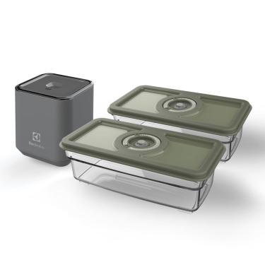 Imagem de Seladora a Vácuo Portátil Electrolux com 2 Potes Herméticos