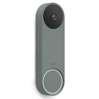 Imagem de elago Capa de silicone compatível com Google Nest Hello Video Doorbell (modelo de bateria 2021) - Resistente ao clima e aos raios UV, combinação perfeita de cores, acabamento limpo, não é compatível