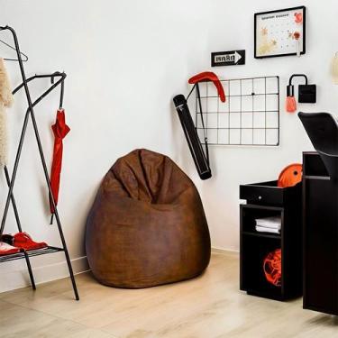 Imagem de Puff Colin Café - Mobly