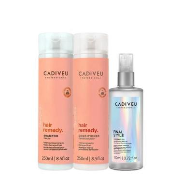 Imagem de Kit Cadiveu Professional Hair Remedy Duo e Supreme Final Style (3 prod
