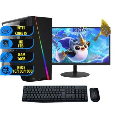 Imagem de Computador Completo intel core i5 16gb Hd 1Tb monitor 19 - mktpc info