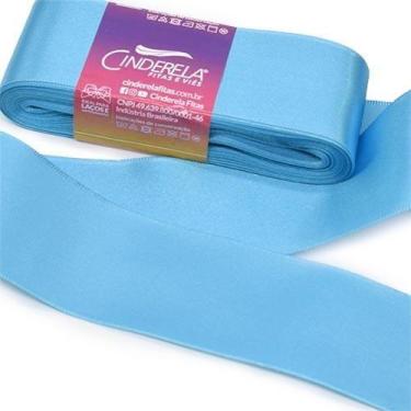 Imagem de Fita de Cetim nº 09 38mm com 10 Metros - Cinderela, 07 - AZUL TURQUESA