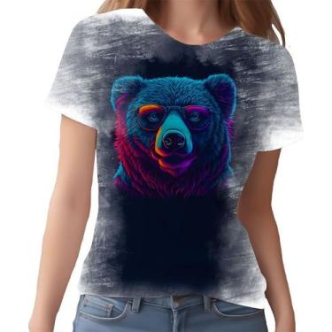 Imagem de Camiseta Camisa Estampada T-shirt Face Urso Neon Moda 1 - Enjoy Shop, 