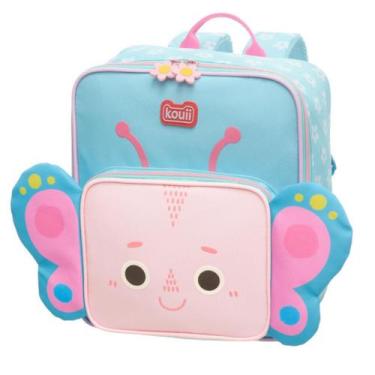 Imagem de Mochila Infantil Escolar de Costa Filhotiis Kouii Premium, Borboleta P