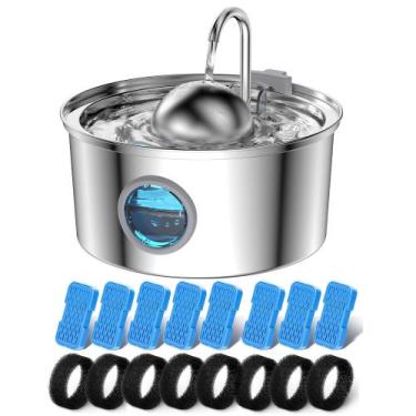 Imagem de Fonte de Água Cat Aonboy 3.2L em Aço Inoxidável - Com 16 Filtros