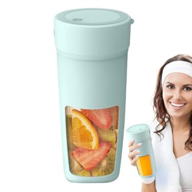 Imagem de Espremedor portátil, liquidificador pessoal portátil - Máquinas espremedoras de viagem pequenas,Espremedor de tamanho pessoal, espremedores de frutas com alta velocidade para viagens para preparação d