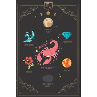 Imagem de Zodiac Sign Notebook - scorpio (October 23 - November 21): Graph Notebook for Astrology and Horoscope Enthusiast