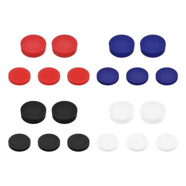 Imagem de ECSiNG 4 conjuntos de tampas de parafuso compatíveis com Gameboy Advance SP GBA SP console de jogos buraco de parafuso de borracha à prova de poeira capa de silicone