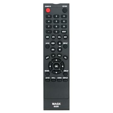 Imagem de Controle remoto de substituição NA386UD NA386 compatível com conversor digital para analógico Magnavox DTV TB110MW9 TB110MW9A RTB110MW9 TB100MW9 TB100MW9A TB100HW9 TB100MW9B TV110MW9 TB110MW9/F7