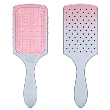 Imagem de Wet Brush Escova de cabelo desembaraçadora de pá, rosa/roxo (Ombre) - Cerdas IntelliFlex ultramacias com design AquaVent - Ótima para tratamentos capilares - Escova sem dor para cabelos úmidos e secos