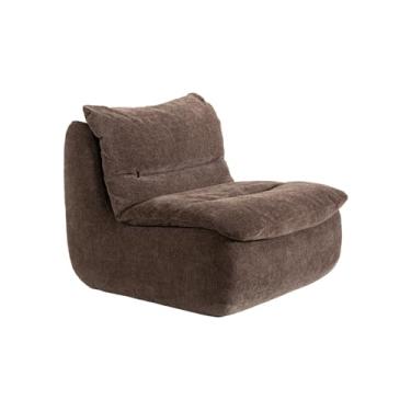Imagem de Compression Sofa，Living Room Chaise Lounge Indoor,Comfy Reading Chair，Small Modern Sofa，forLiving Room,Bedroom,Apartment and Office,(Brown)