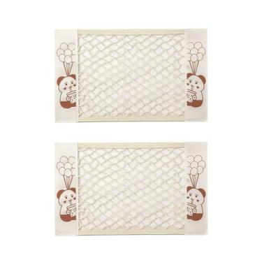 Imagem de FitFrenzy Suporte de saco de plástico para sacolas de supermercado - Rede de carga organizadora de armazenamento de malha para armário de cozinha